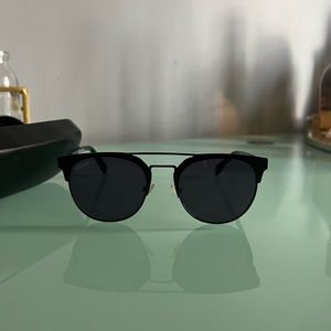 Authentic Black Balmain Cateye 52mm Sun Glasses BL2109B